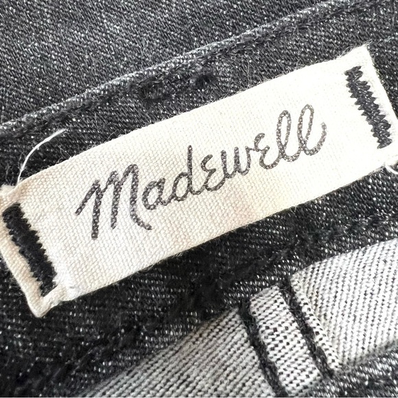 Madewell 10” High Rise Released Hem Black Wash Skinny Jeans Women’s 29 - Picture 16 of 16